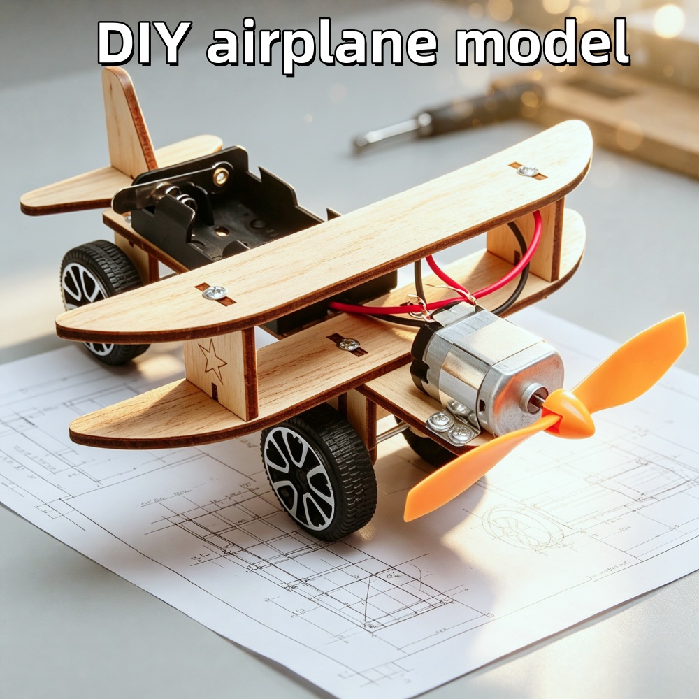 Science And Hobby - DIY Assembled Electric Glider Wooden Plane