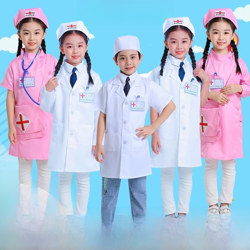 Science Experiment - Children's Doctor Nurse White Coat Lab