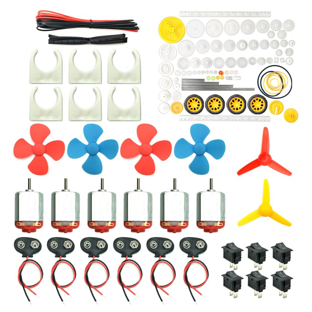 6 Set Motors Kit, Mini Electri - огляд і ціна Science And Hobby