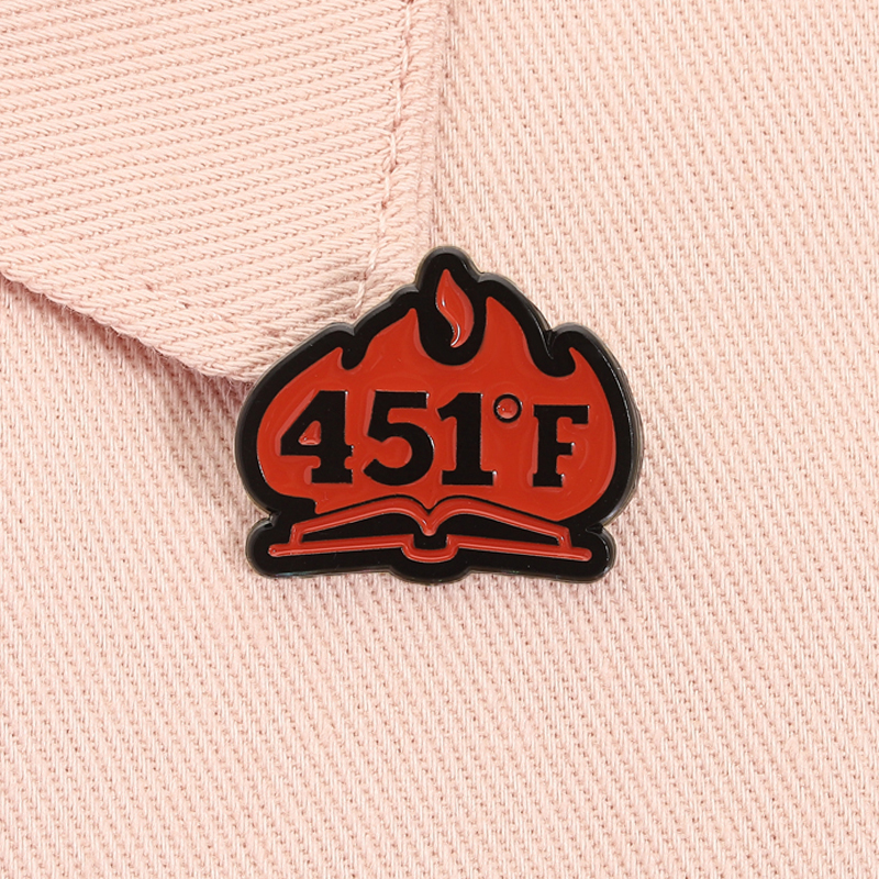 Fahrenheit 451 Book Enamel Pin - огляд і ціна Science Buddies