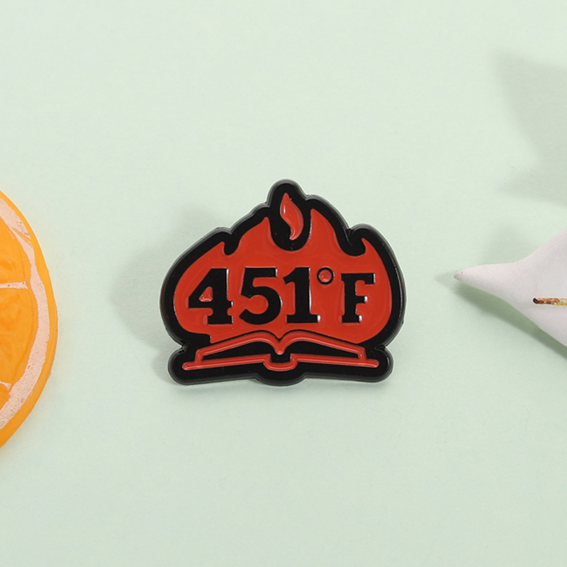 Fahrenheit 451 Book Enamel Pin - огляд і ціна Science Buddies
