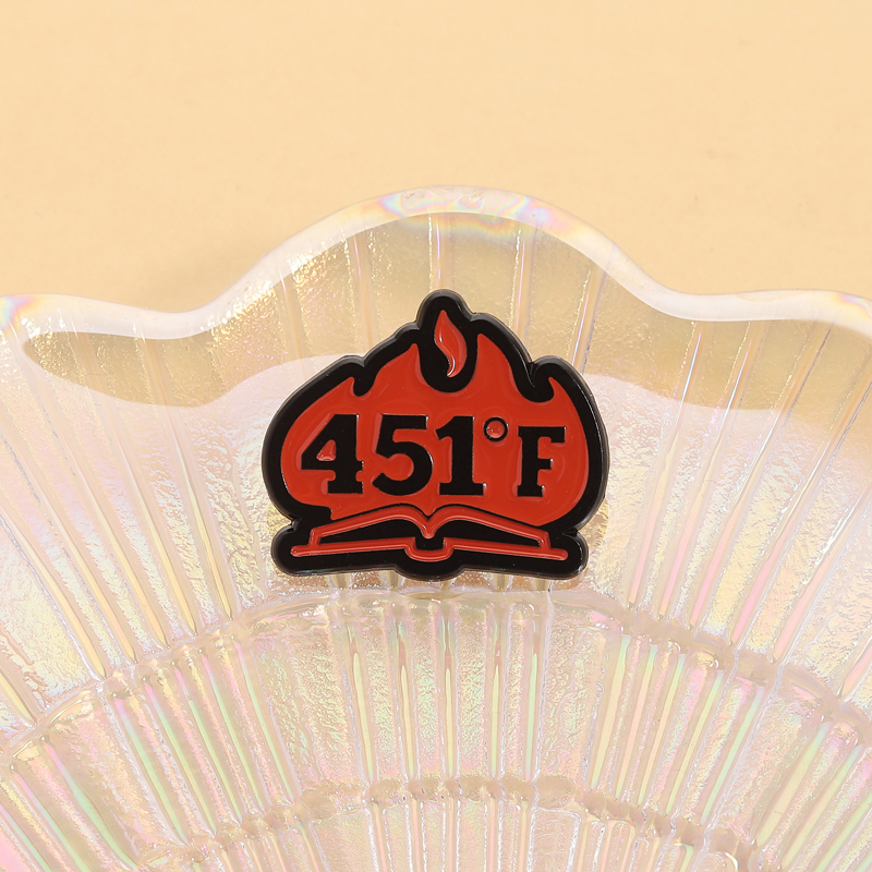 Fahrenheit 451 Book Enamel Pin - огляд і ціна Science Buddies