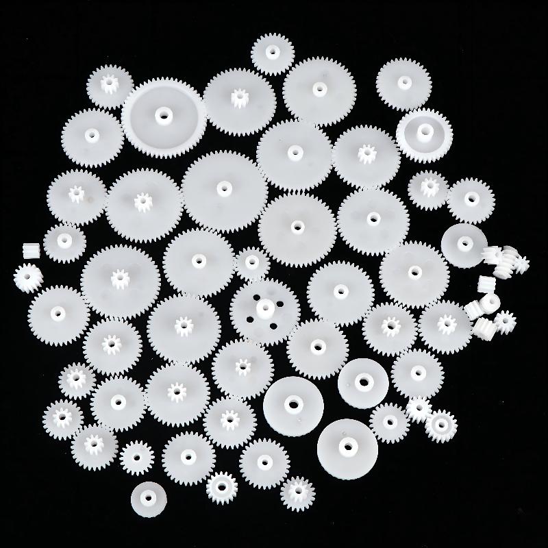 [BBA]58Pcs/set Plastic Gear Ki - огляд і ціна Science Project Robot