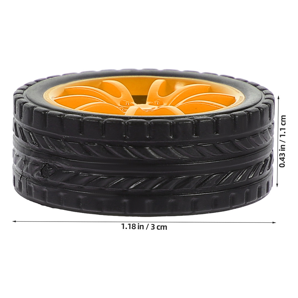 10Pcs Rubber Car Wheels for DI - огляд і ціна Science Project Robot