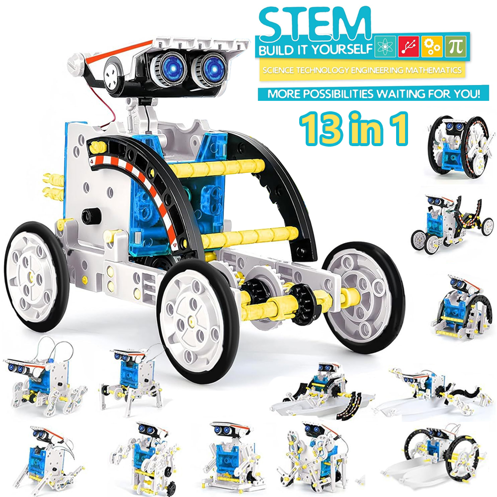 13-in-1 Solar Robot Kits DIY B - огляд і ціна Science Project Robot
