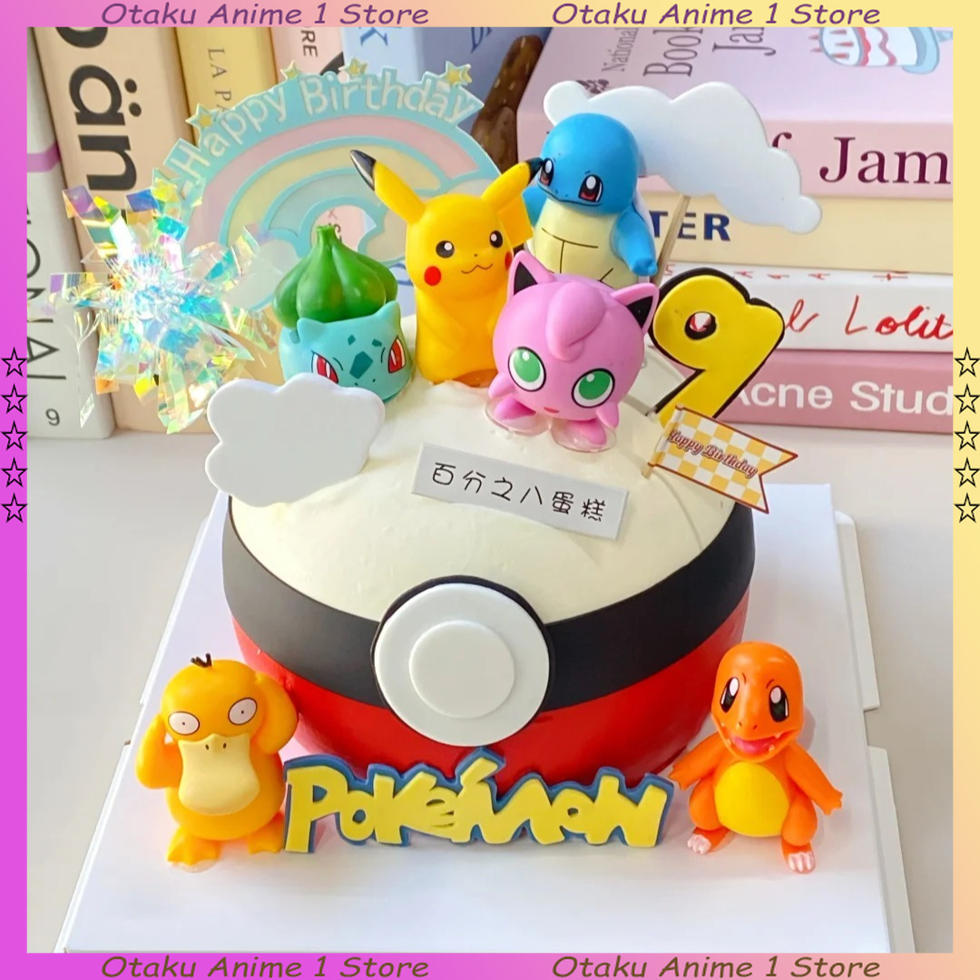 13PCS/SET Pikachu Cake Topper  - огляд і ціна Science Of Happiness