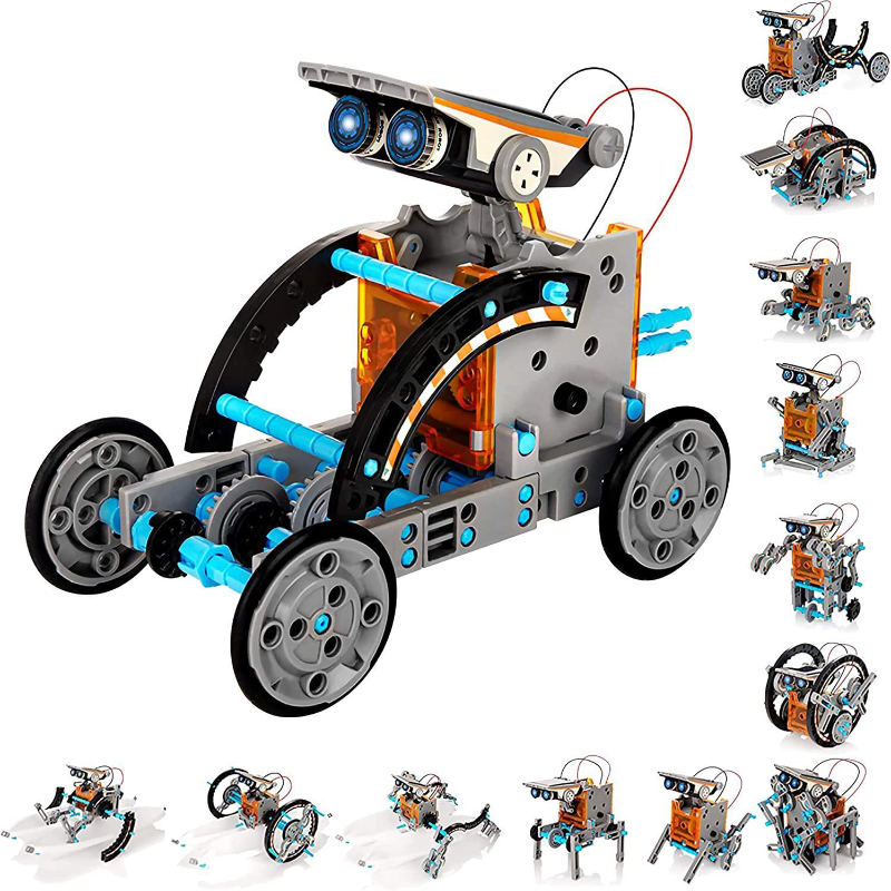13-in-1 Solar Powered Robot Ki - огляд і ціна Science Project Robot