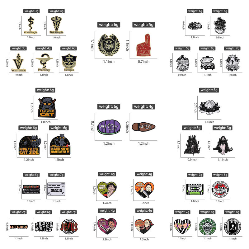 Gothic Punk Quotes Enamel Pins - огляд і ціна Science Buddies