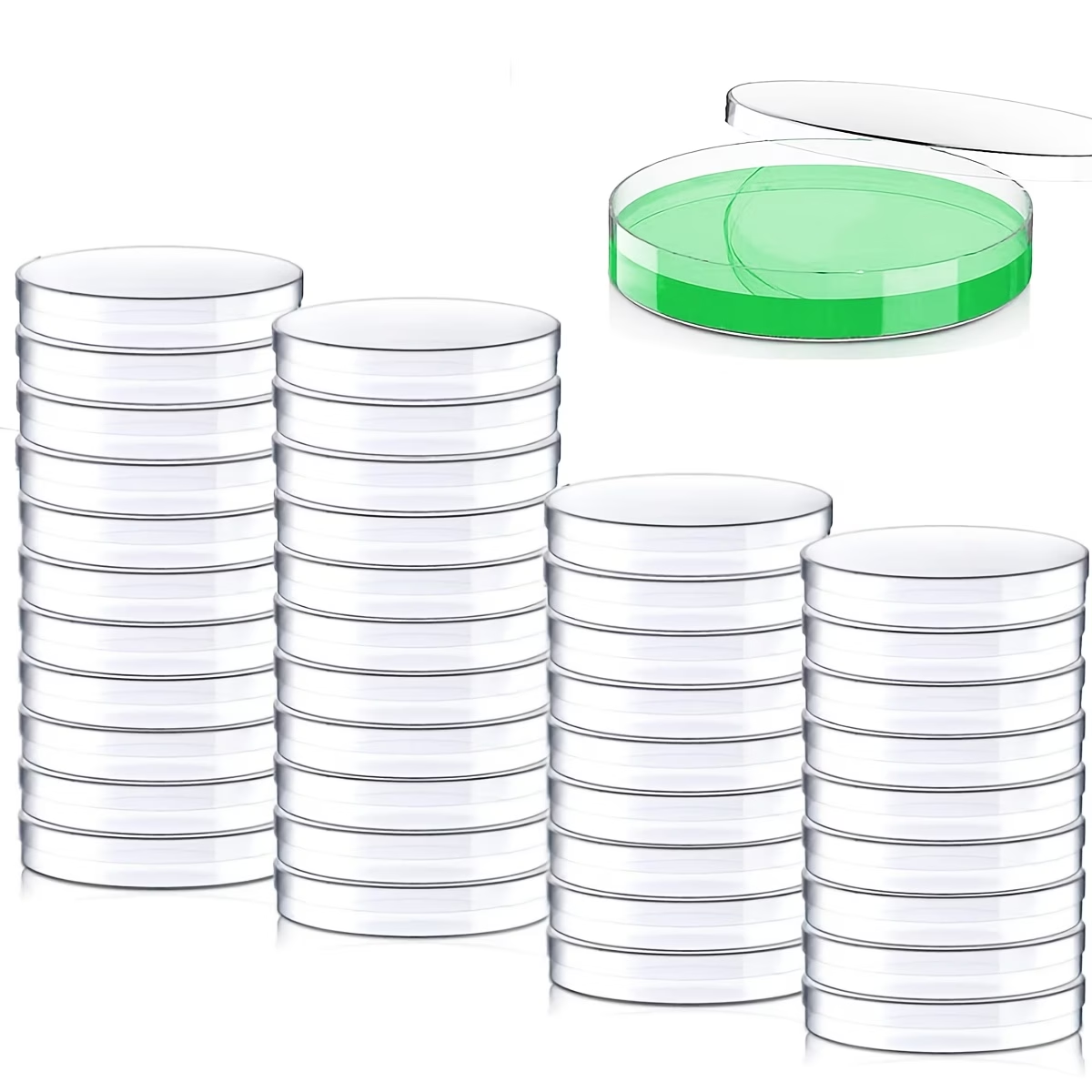 Cost: 20 plastic petri dishes  - огляд і ціна Science Experiment