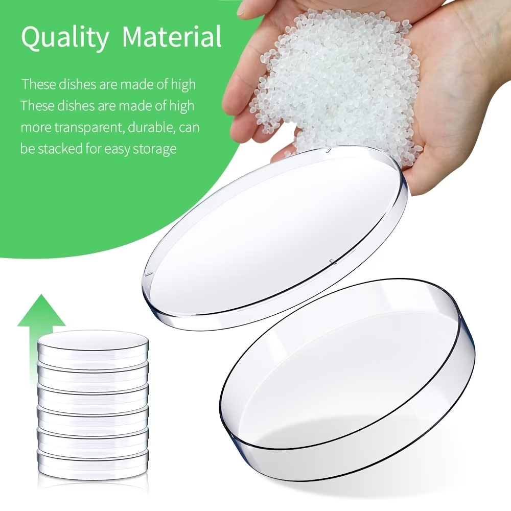 Cost: 20 plastic petri dishes  - огляд і ціна Science Experiment