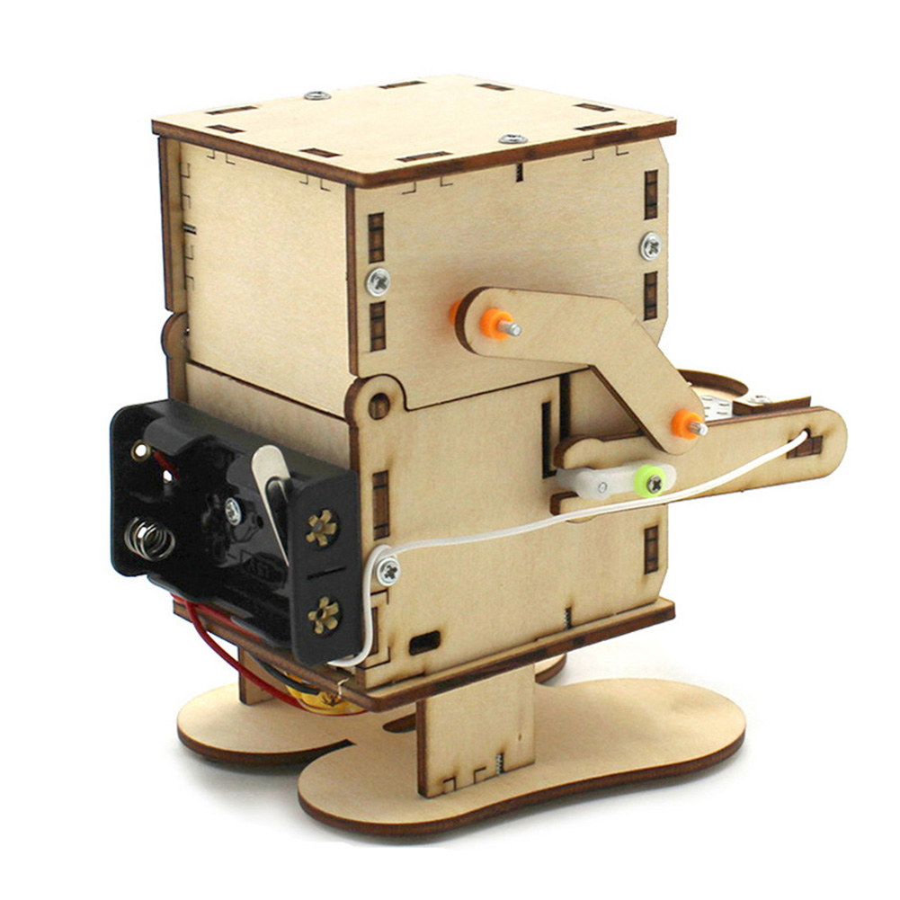 Wooden Assemble DIY Robot Eati - огляд і ціна Science Project Robot
