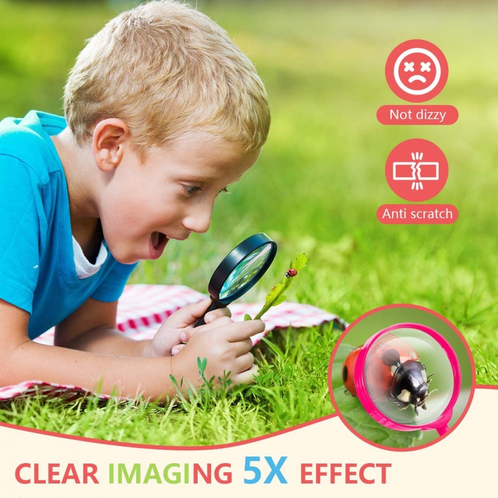 10 PCS Mini Magnifying Glass f - огляд і ціна Science And Hobby