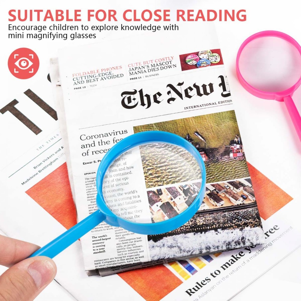10 PCS Mini Magnifying Glass f - огляд і ціна Science And Hobby