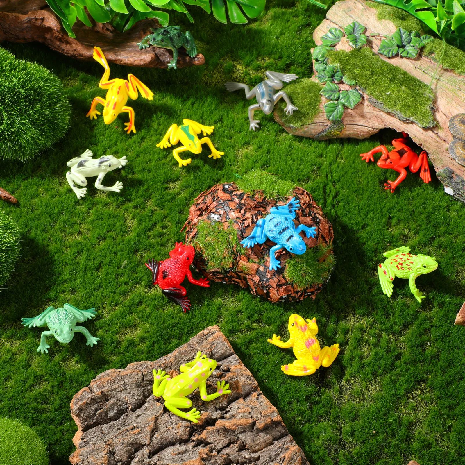 12Pcs Realistic Frogs Statue K - огляд і ціна Science And Hobby