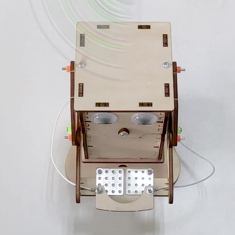 Robot Eating Coin Wood DIY Mod - огляд і ціна Science Project Robot