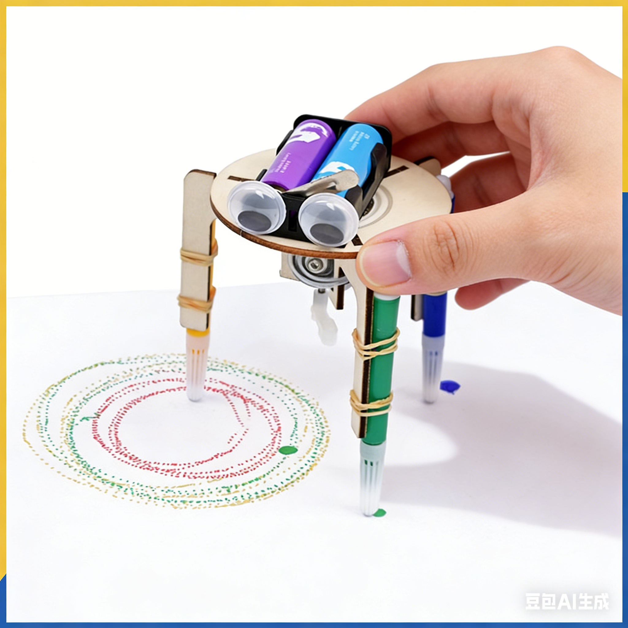 DIY Electric Vibration Graffit - огляд і ціна Science Project Robot