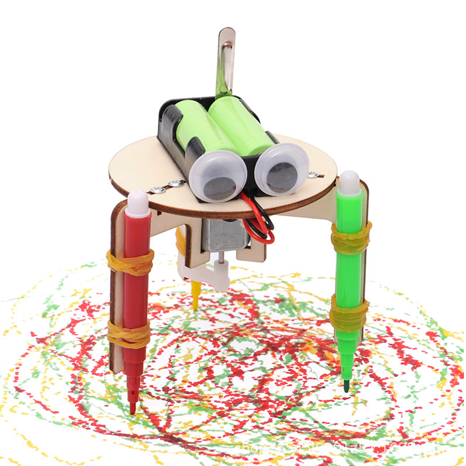 DIY Electric Vibration Graffit - огляд і ціна Science Project Robot