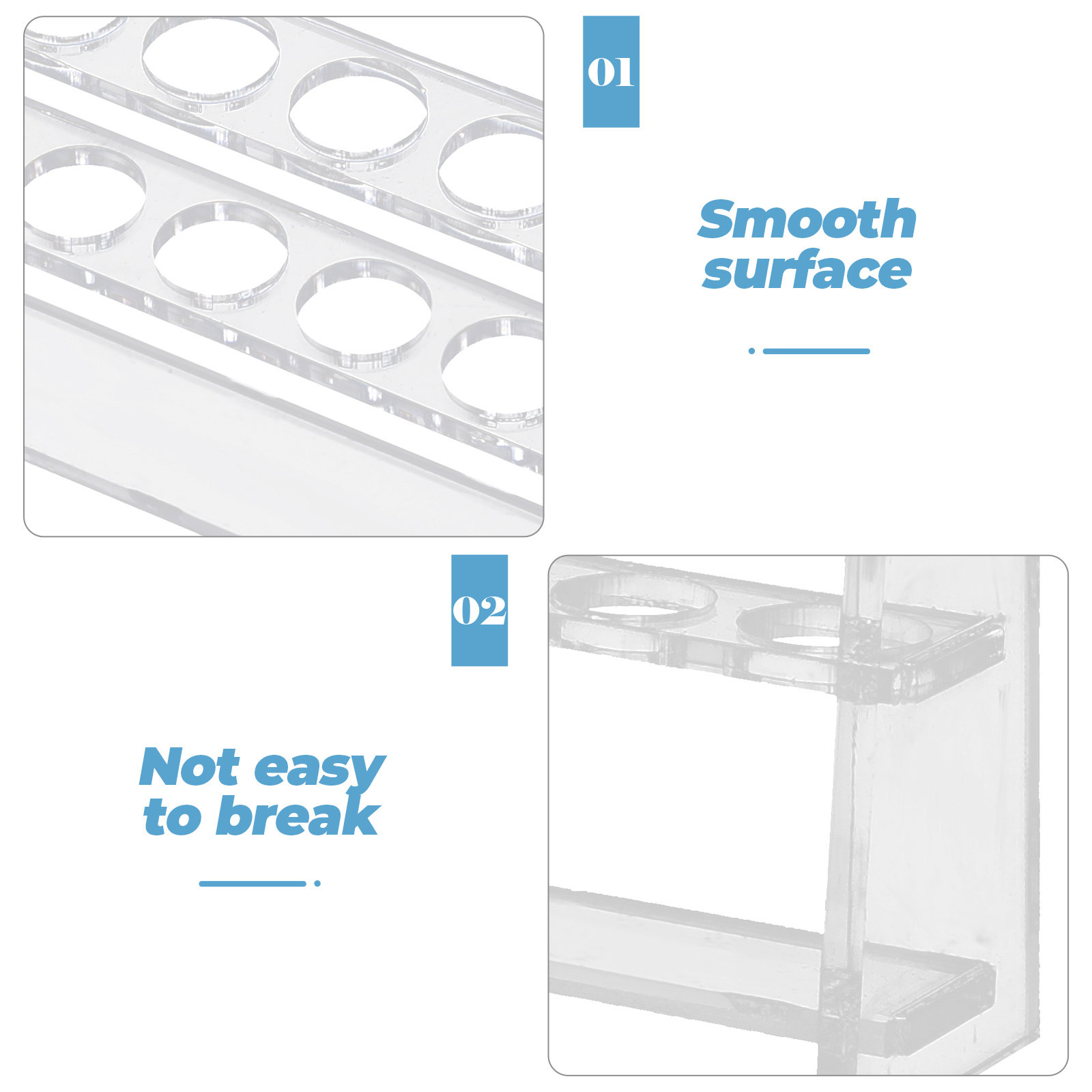 Test Tube Rack Acrylic Transpa - огляд і ціна Science Experiment