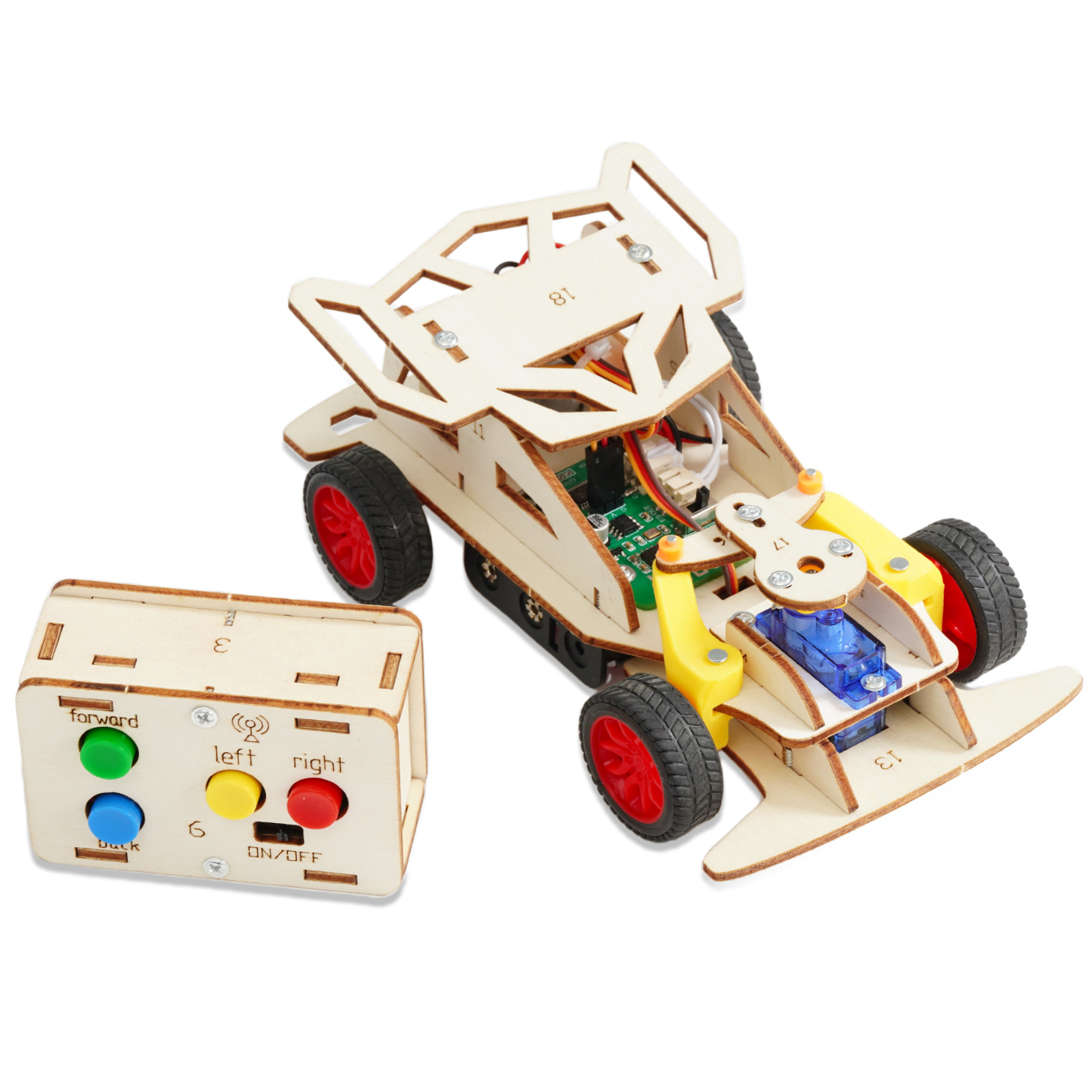 STEM DIY Car Radio Robot Light - огляд і ціна Science Project Robot