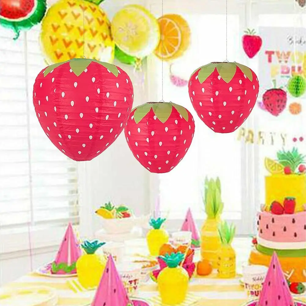 Pink Strawberry Paper Lantern  - огляд і ціна Science Of Happiness