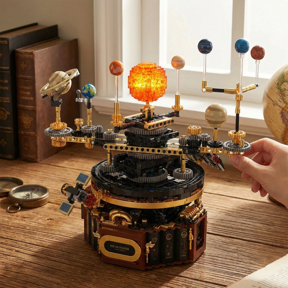 1098pcs Technical Solar System - огляд і ціна Solar System Orrery