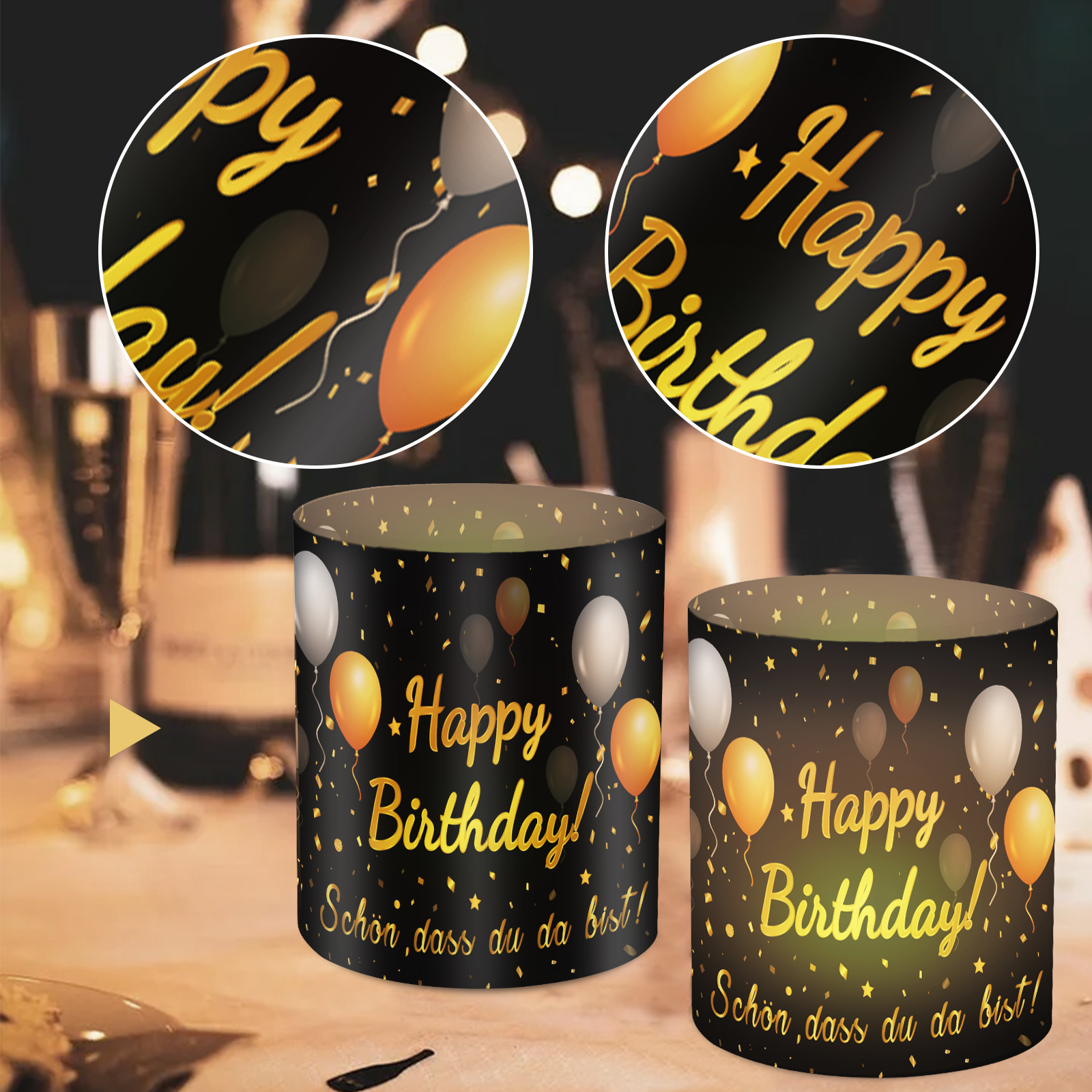 12pcs Happy Birthday Candle Ta - огляд і ціна Science Of Happiness