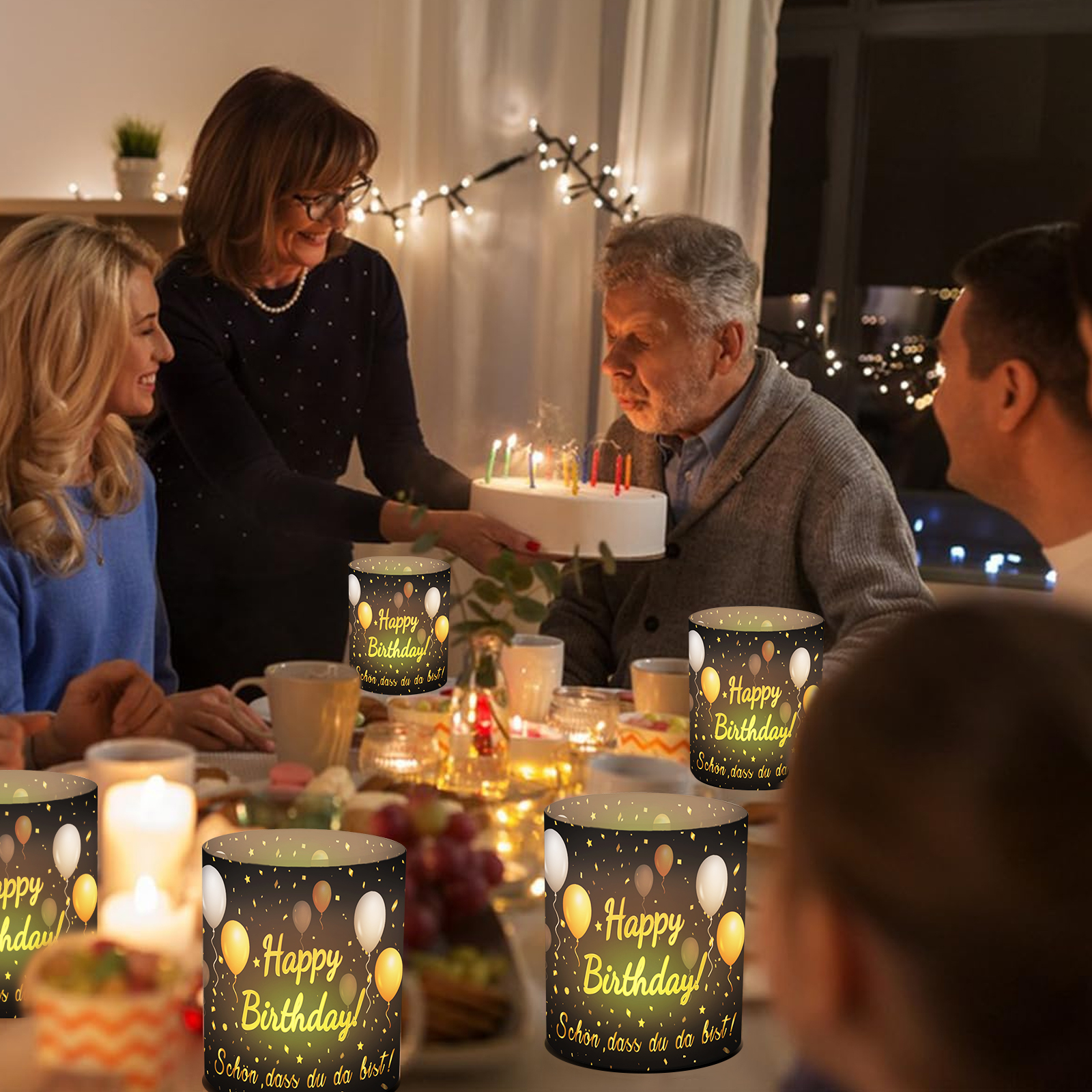 12pcs Happy Birthday Candle Ta - огляд і ціна Science Of Happiness