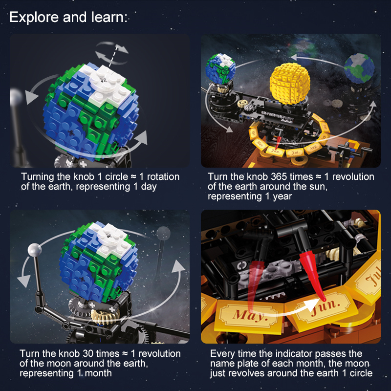 Cada 865PCS City Solar System  - огляд і ціна Solar System Orrery