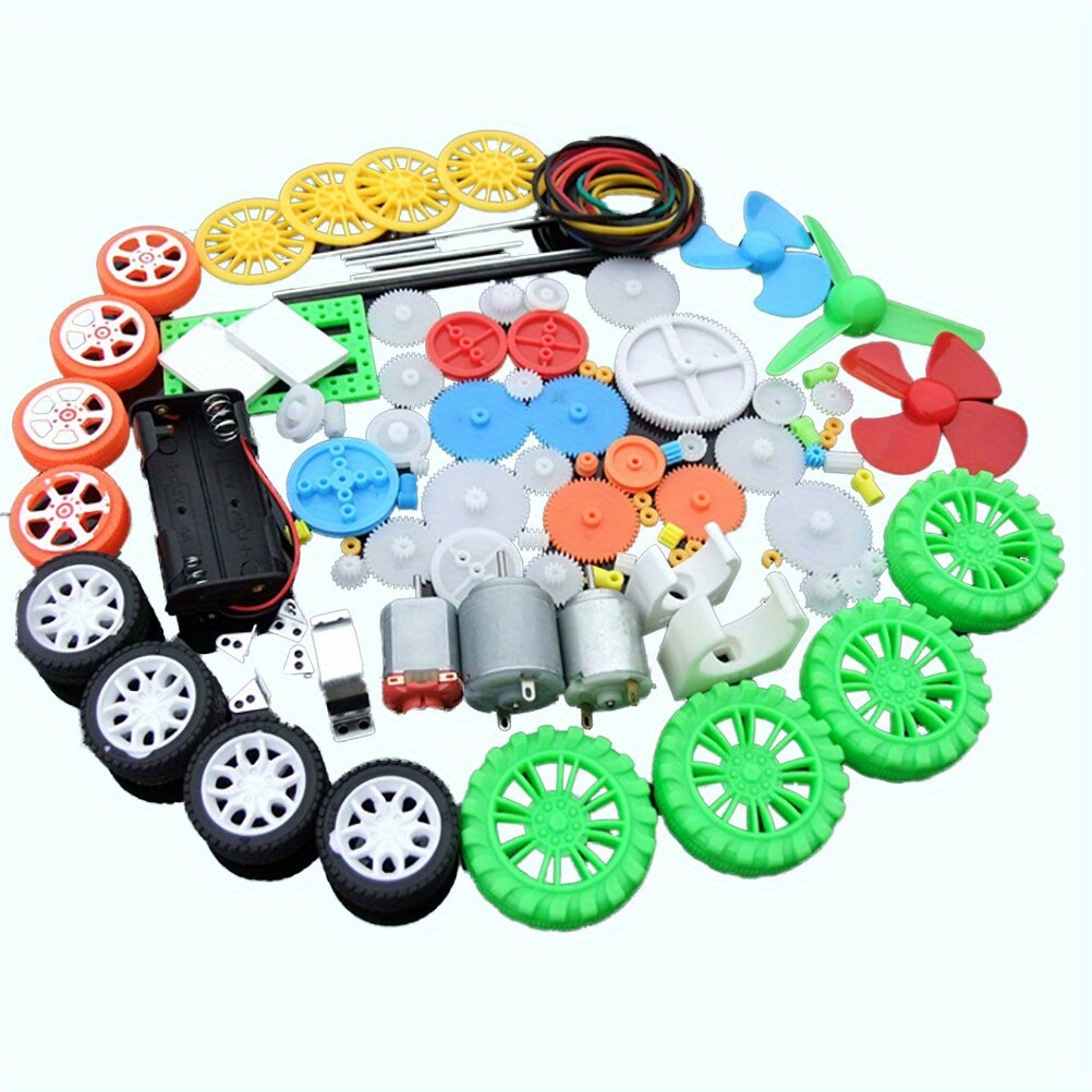 112pcs DC Motor Kit Electric M - огляд і ціна Science Experiment