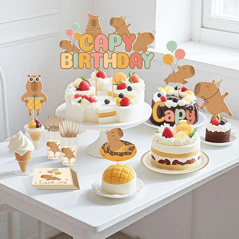 Capybara Party Decoration Birt - огляд і ціна Science Of Happiness