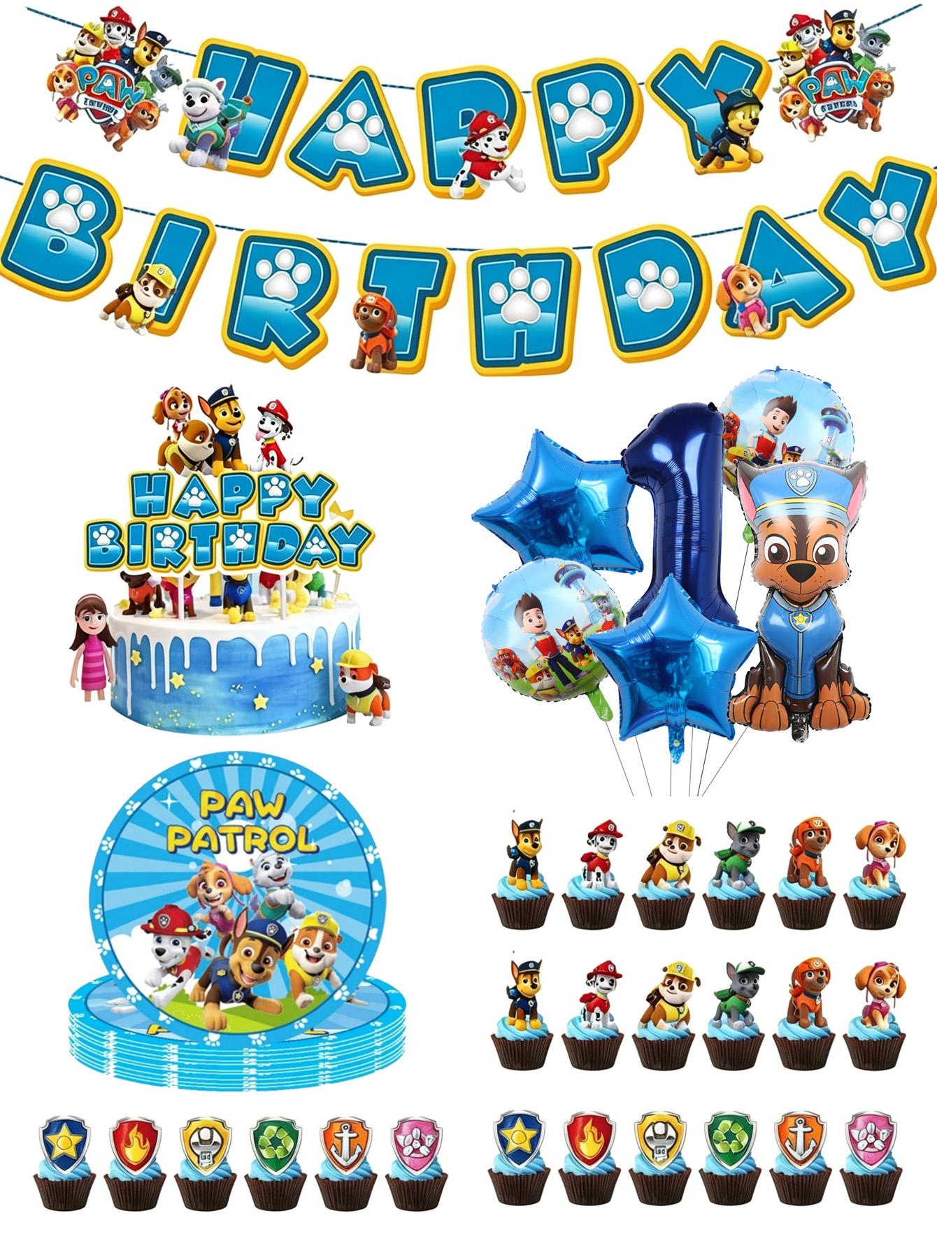 Paw Patrol Birthday Party Deco - огляд і ціна Science Of Happiness