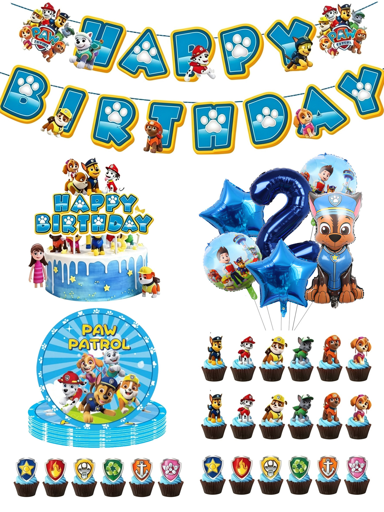 Paw Patrol Birthday Party Deco - огляд і ціна Science Of Happiness