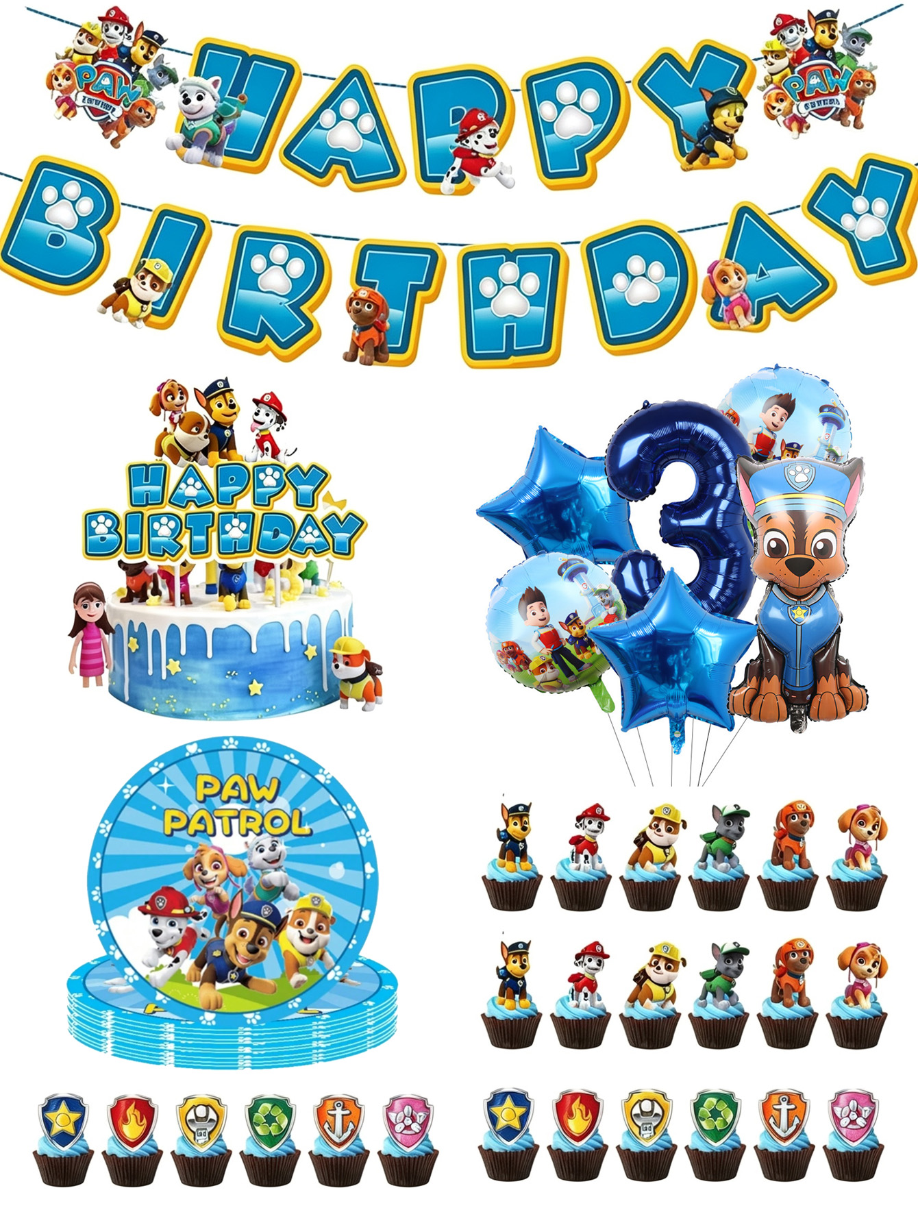 Paw Patrol Birthday Party Deco - огляд і ціна Science Of Happiness