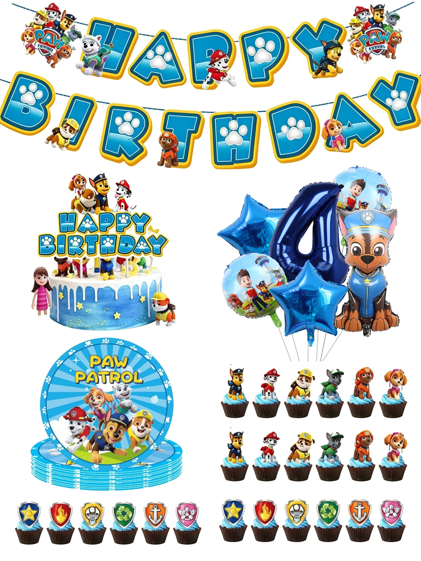 Paw Patrol Birthday Party Deco - огляд і ціна Science Of Happiness